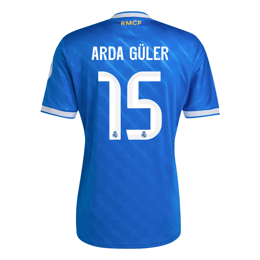 ARDA GÜLER #15 Real Madrid Third Away Soccer Jersey 2025/26