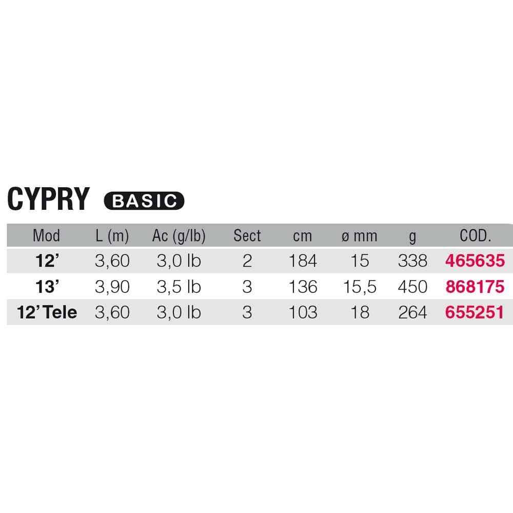 Shakespeare Cypry Carp Tele 3.90 M