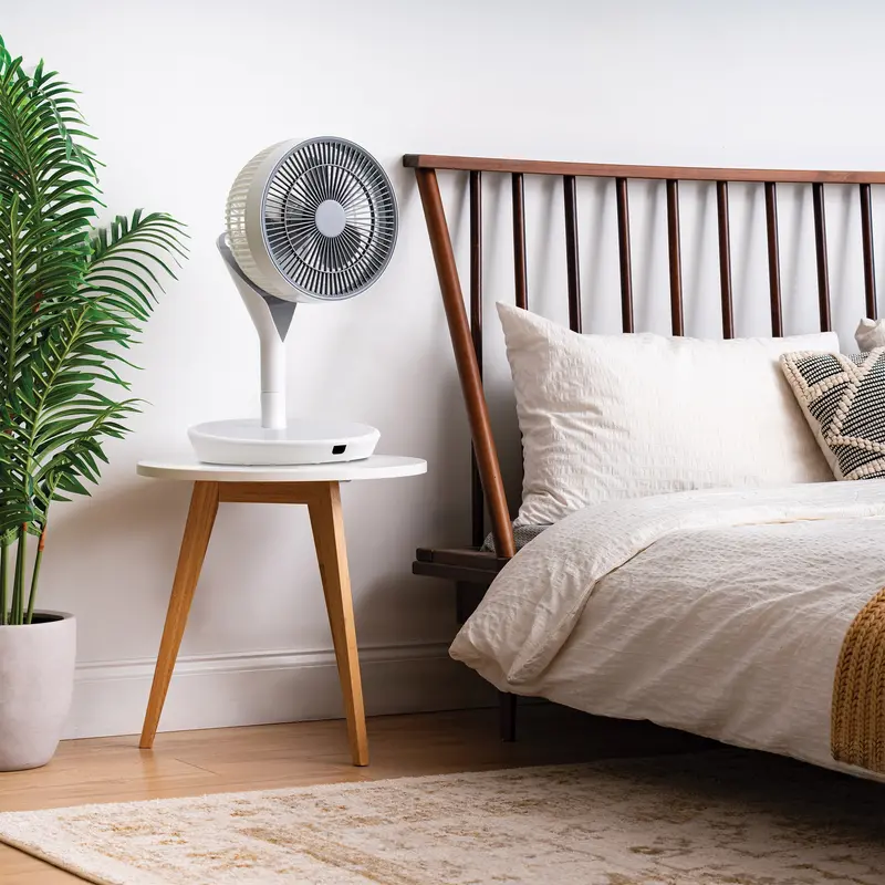 Woozoo 360° Oscillating Pedestal Fan – Quiet Operation, 3 Speeds, Adjustable Height