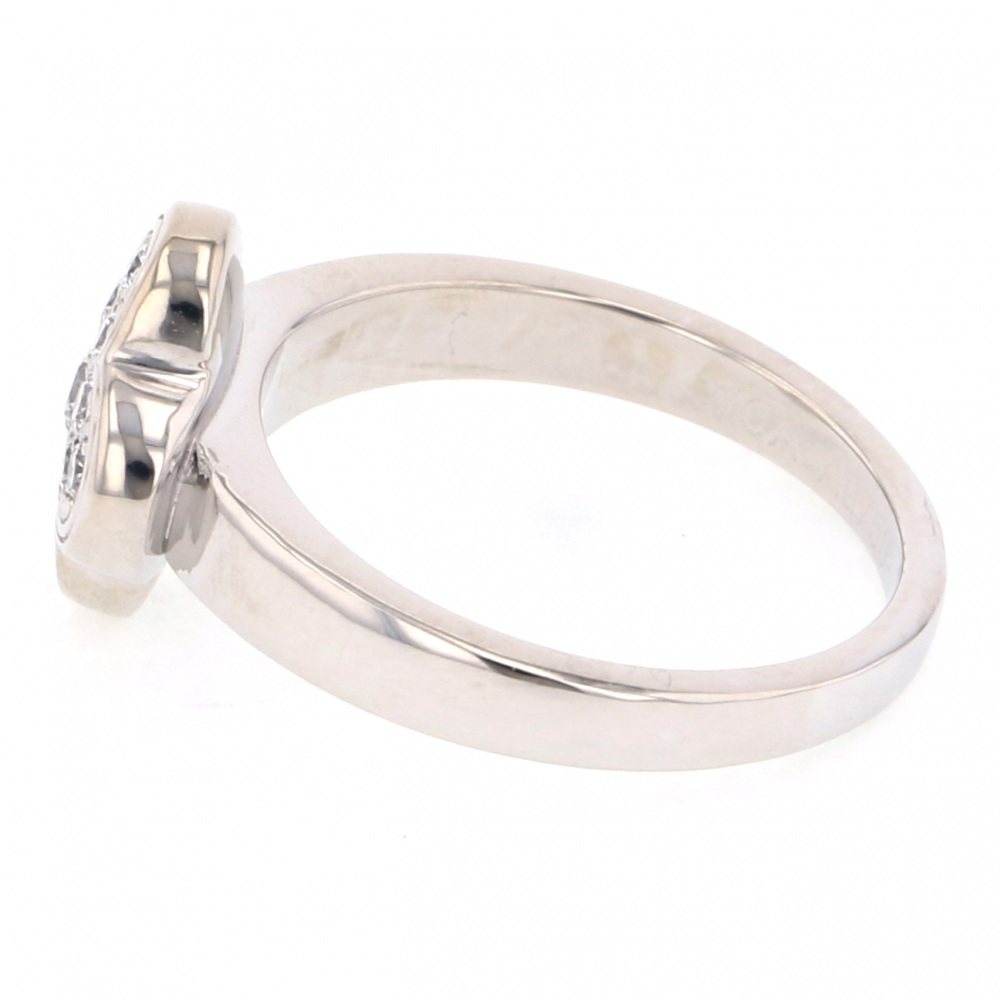 Van Cleef & Arpels Pure Alhambra Ring 18K White Gold Diamond