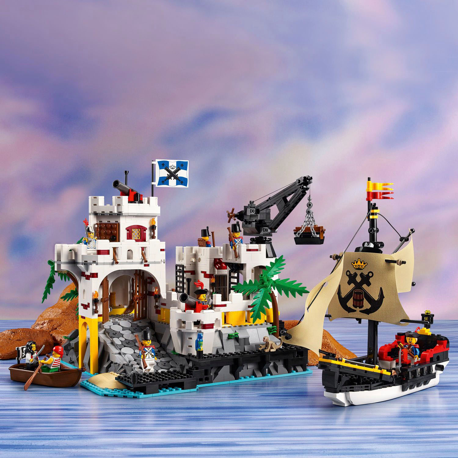LEGO - Icons Eldorado Fortress with Pirate Ship Building Kit 10320