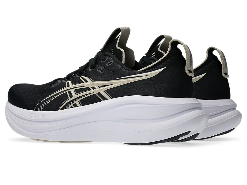 ASICS GEL-NIMBUS 28 Running Shoes Black/Feather Grey 1011C145-002