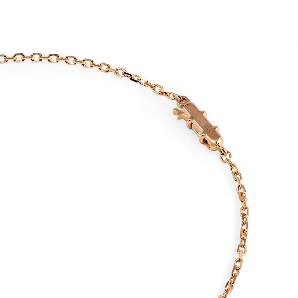 Cartier Agraf Necklace 18K Rose Gold Diamond N7424320