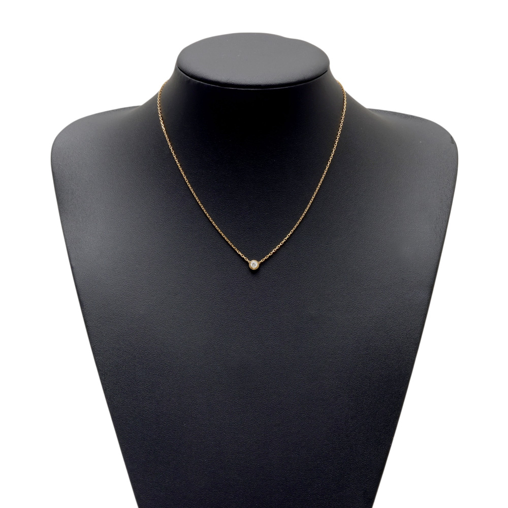 Cartier Damour (diamant Leger) Necklace 18K Yellow Gold Diamond B7215500