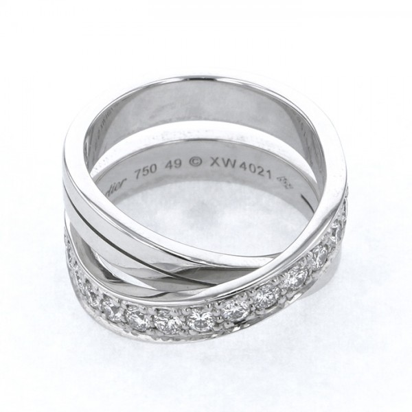 Cartier Ethancel Do Ring 18K White Gold Diamond B4095800