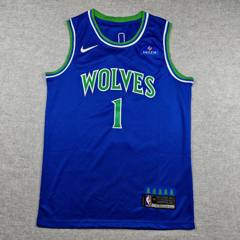 Men's Minnesota Timberwolves LaMelo Ball #1 Blue Swingman Jersey - Icon Edition