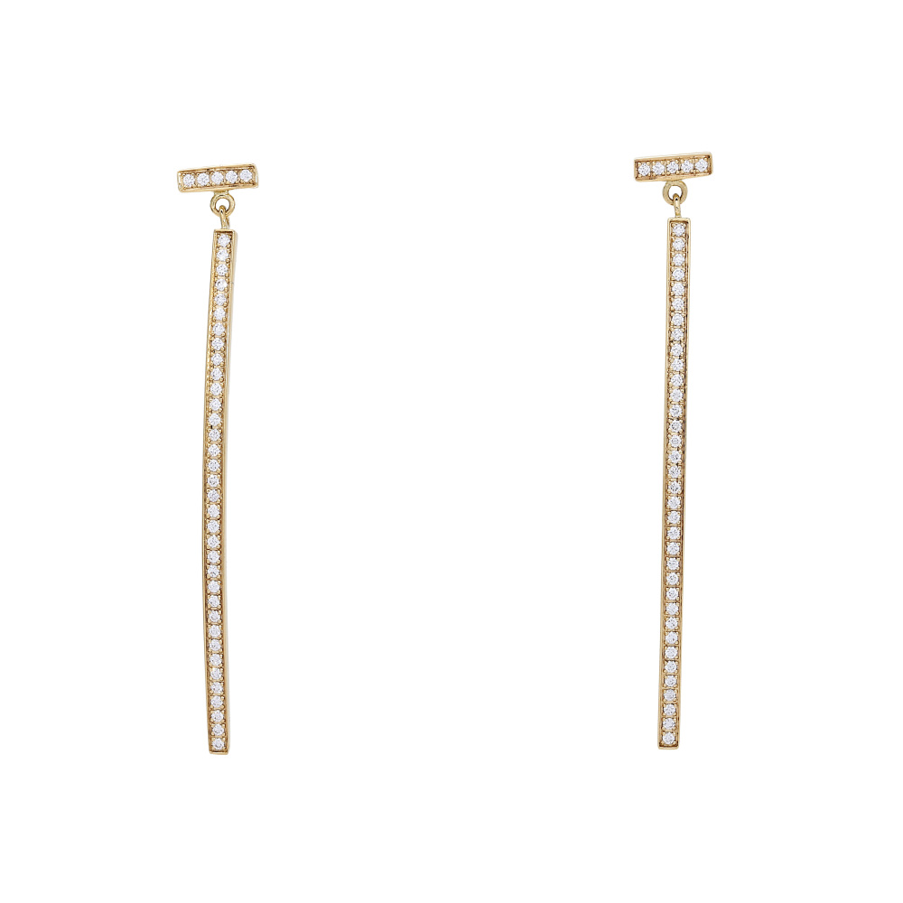 Tiffany & Co. Tiffany T Earrings 18K Yellow Gold