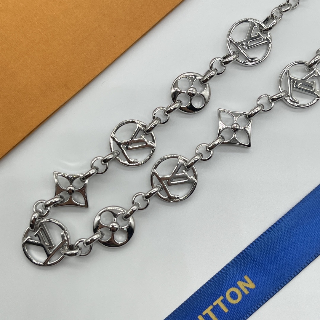 Louis Vuitton Silver Necklace