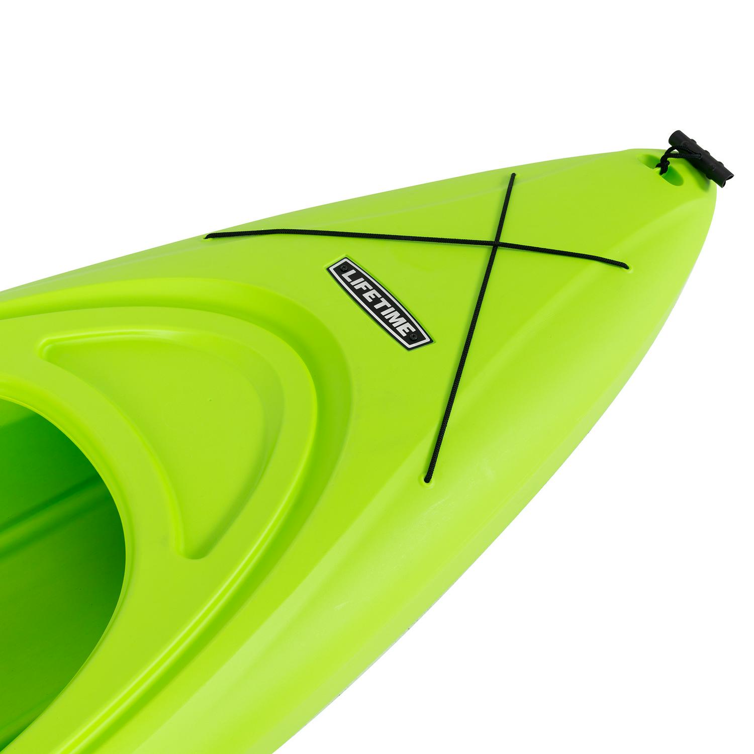Lifetime Pacer 8 ft Sit-In Kayak (Paddle Included), Green