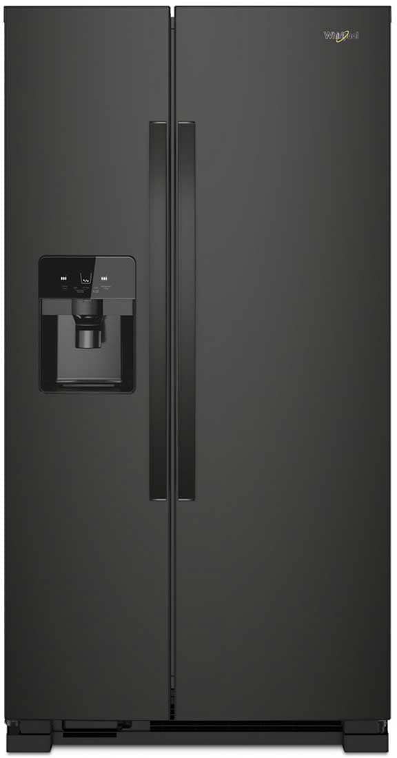 Whirlpool ADA 33 Black Side-By-Side Refrigerator