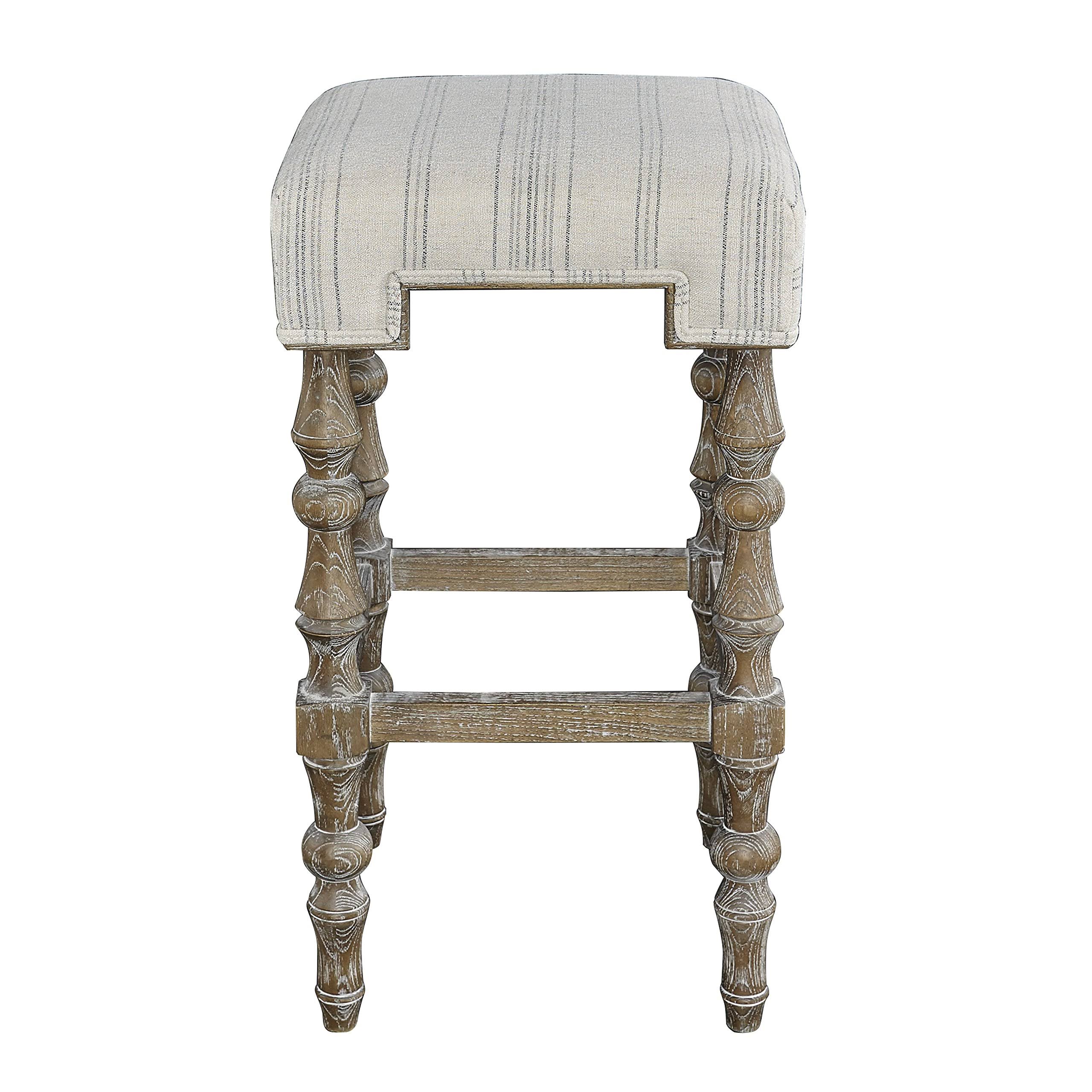 Linon Shelly Backless Bar Stool