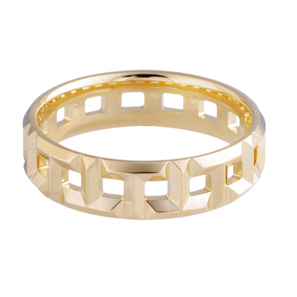 Tiffany & Co. Tiffany T True Wide Ring 18K Yellow Gold