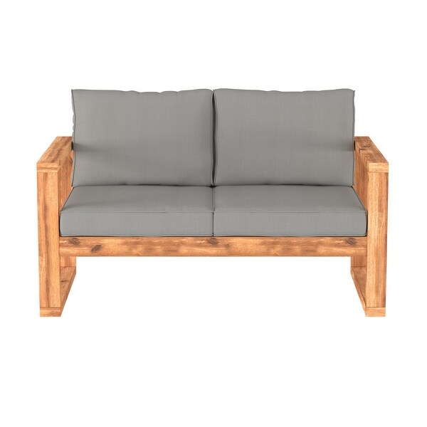 Middlebrook Hudson Acacia Frame Love Seat