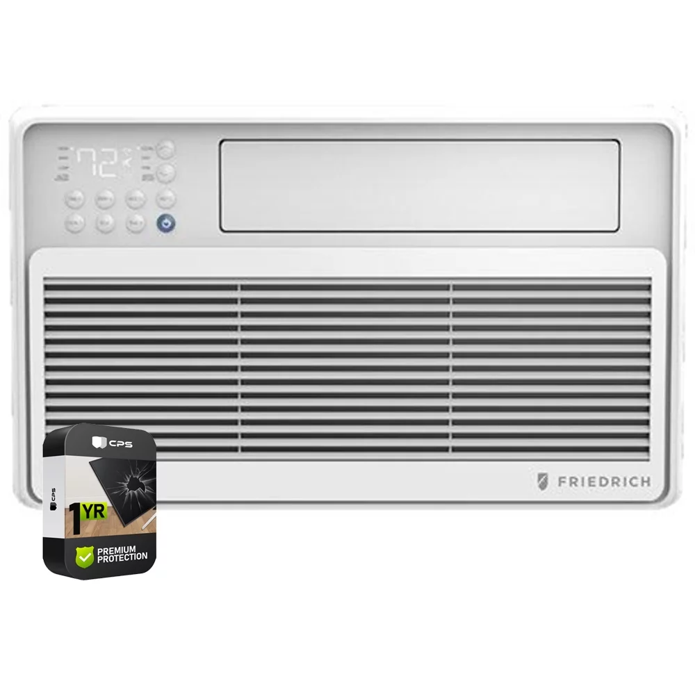 Friedrich CCV08A10A Chill Premier 8000 BTU Smart Window Air Conditioner Bundle with 1 YR CPS Enhanced Protection Pack