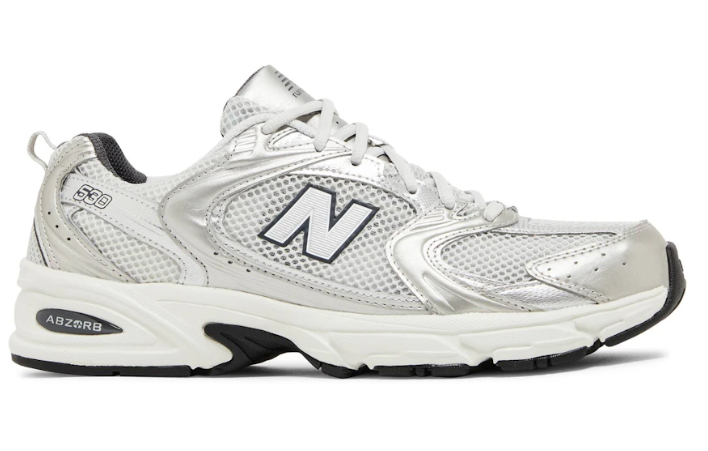 New Balance 530 Grey Matter Silver Metallic MR530LG Casual Running Shoes