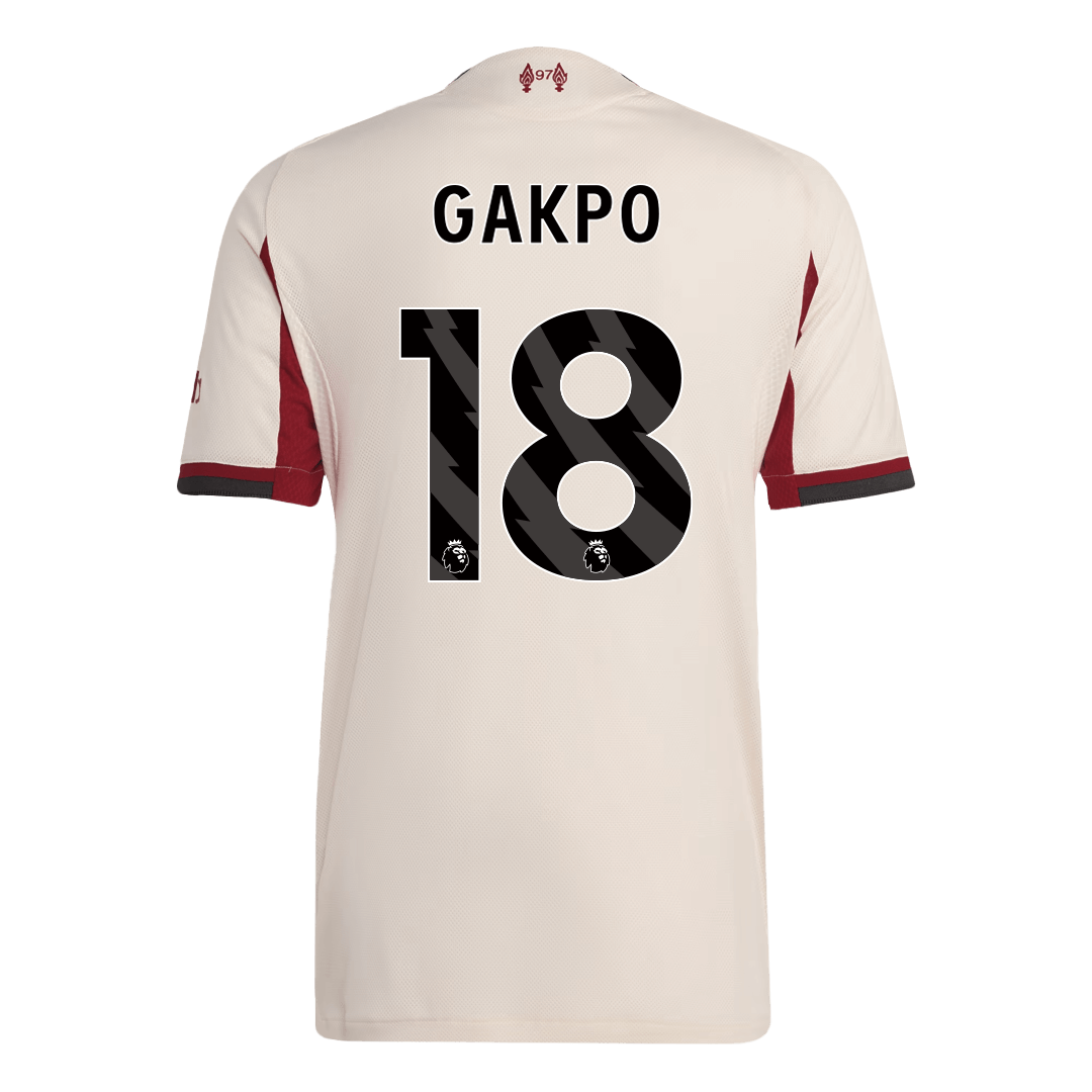 GAKPO #18 Liverpool Away Player Version Jersey 2025/26
