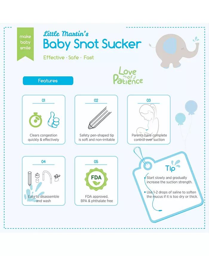 Little Martin's Drawer Little Martin's Reusable Snot Sucker