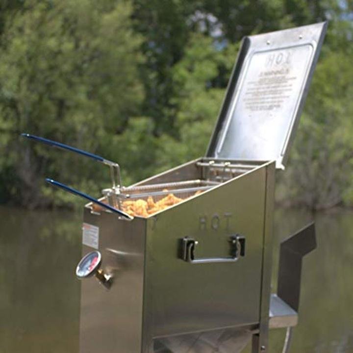 bayou-classic-4-Gallon Bayou Fryer Stainless Steel