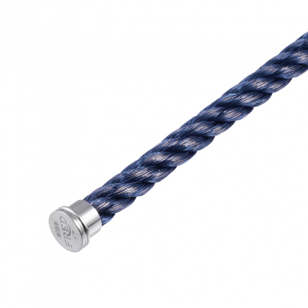 FRED Blue Gene Lm Steel 2 Row Stainless Bracelet Stainless Steel 6B0195