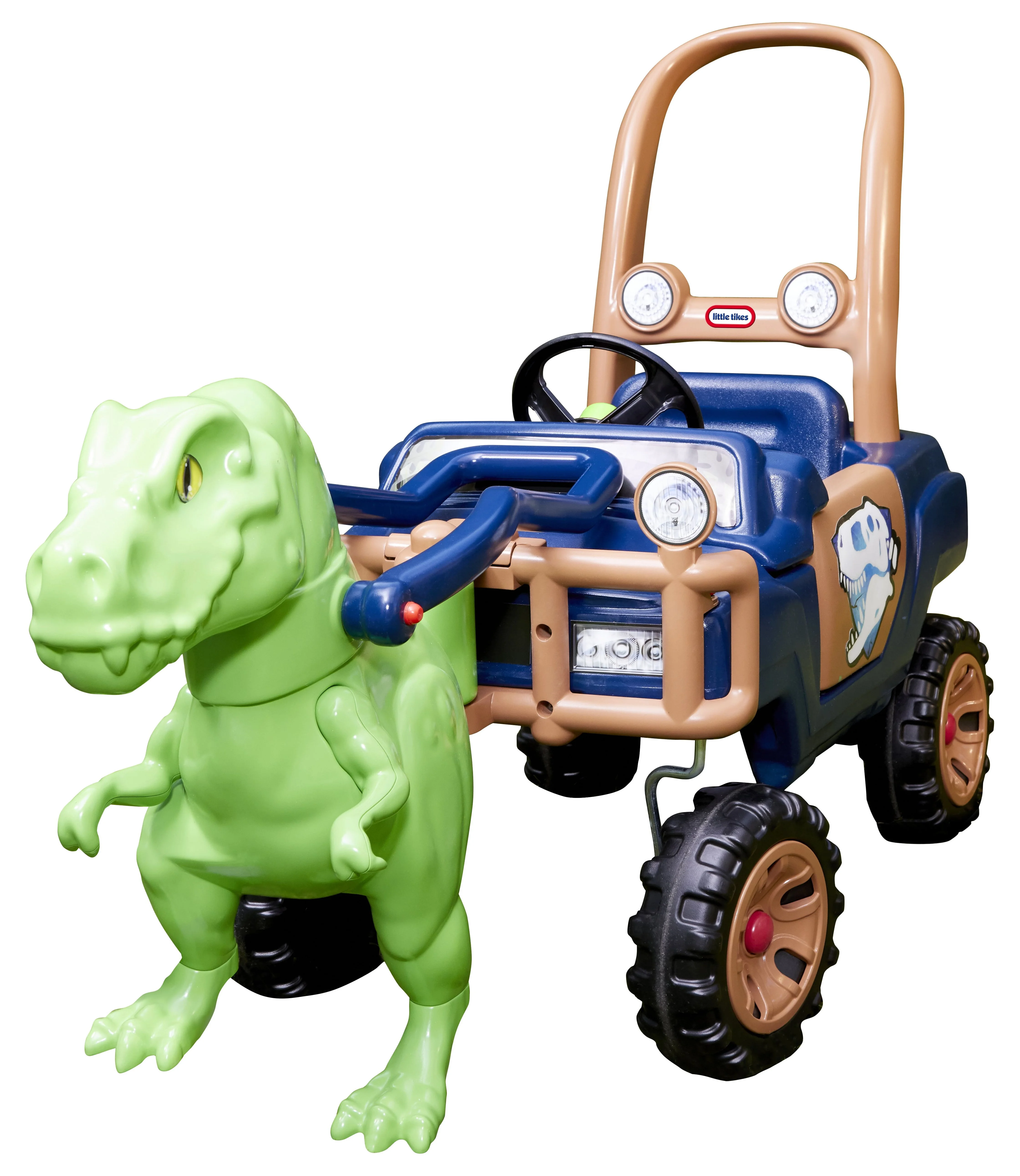 Little Tikes T-Rex Dinosaur Truck, Foot-to-Floor Toddler Ride-on Toy with Realistic Sounds - Kids Boys Girls Ages 2 to 5 Years