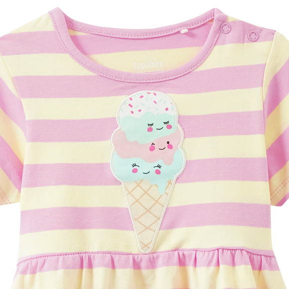 Topomini Baby Kleid mit Streifen