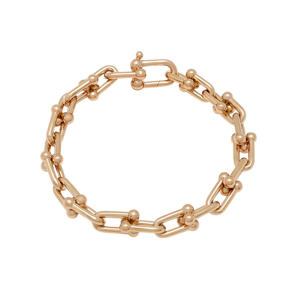 Tiffany & Co. Hardware Link Bracelet 18K Rose Gold 70881624