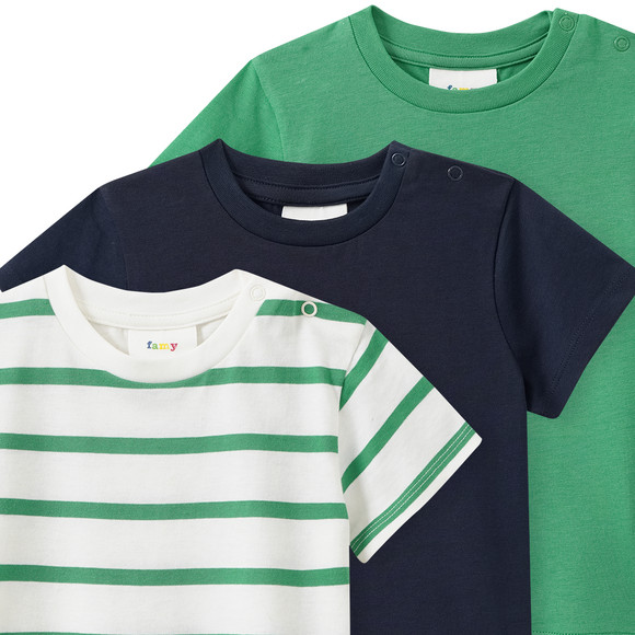 Famy 3 Baby T-Shirts im Basic-Look