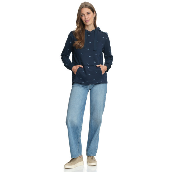 Gina Damen Hoodie mit Allover-Stickerei