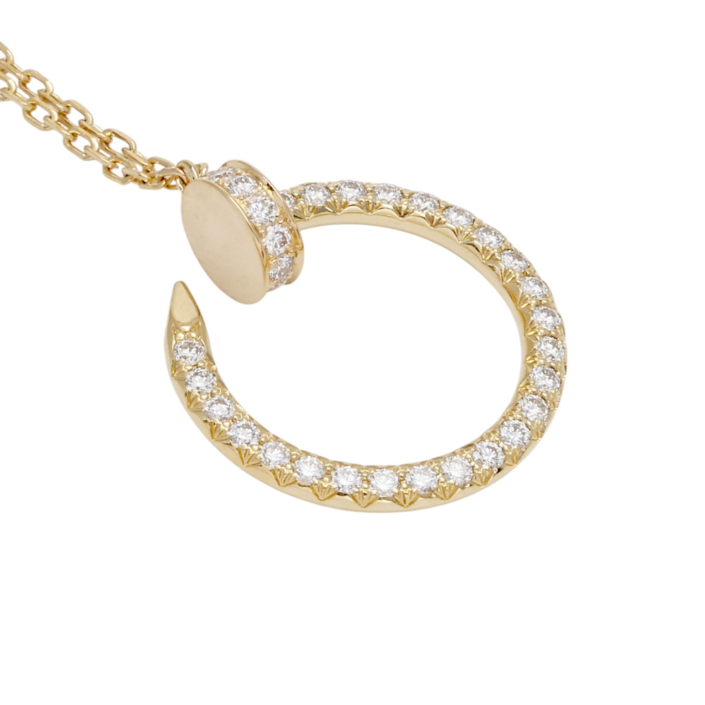 Cartier Juste un Clou Necklace 18K Yellow Gold Diamond B7224511