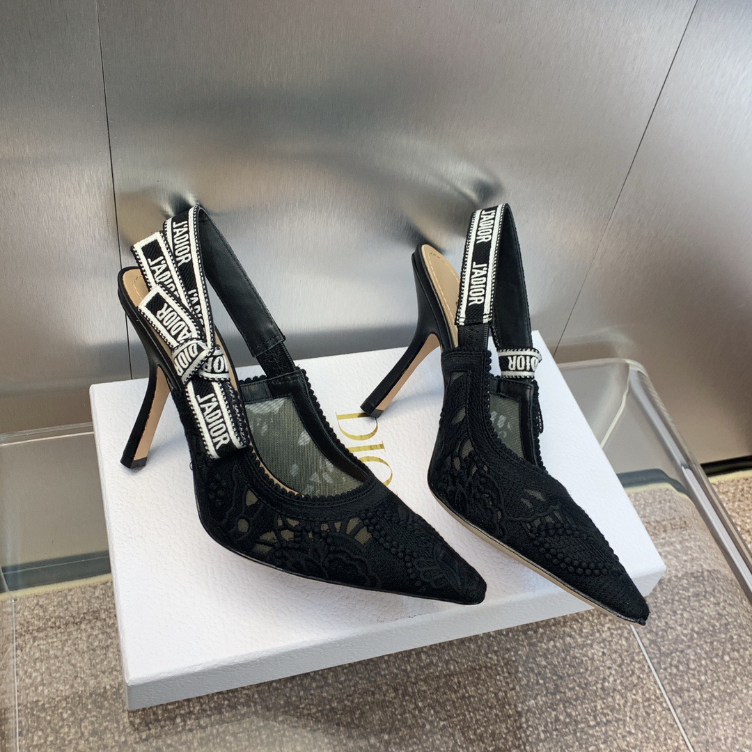 DIOR woven high heels - cnluxepick