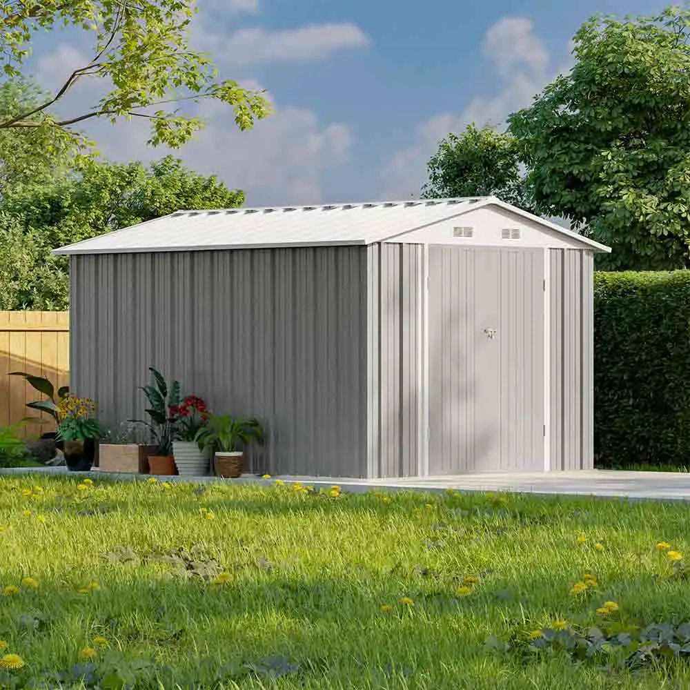 Patiowell 8x10 Metal Shed Pro