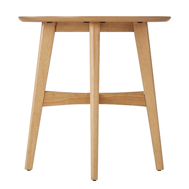 Flournoy Danish Mod Tapered Leg Accent Table Inspire Q