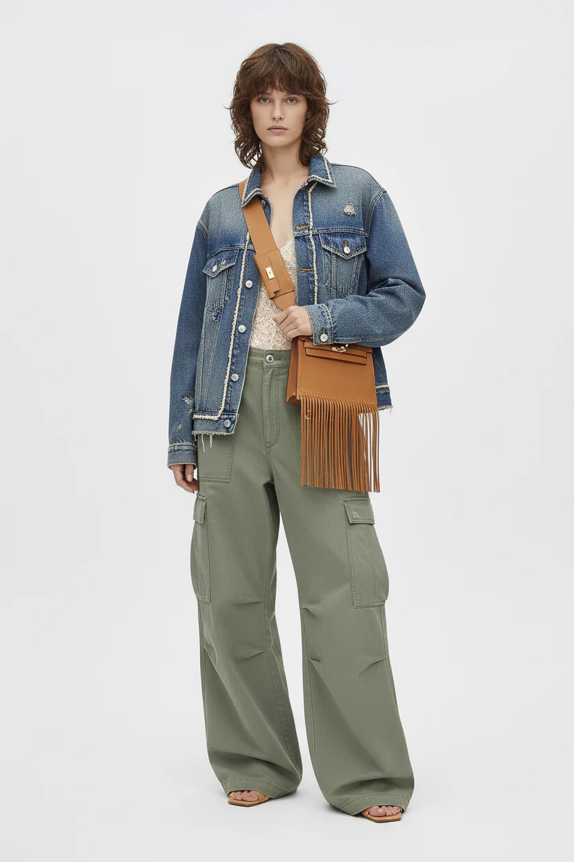 Hermès Kelly Danse Fringe Anate Sesame Swift Gold Hardware