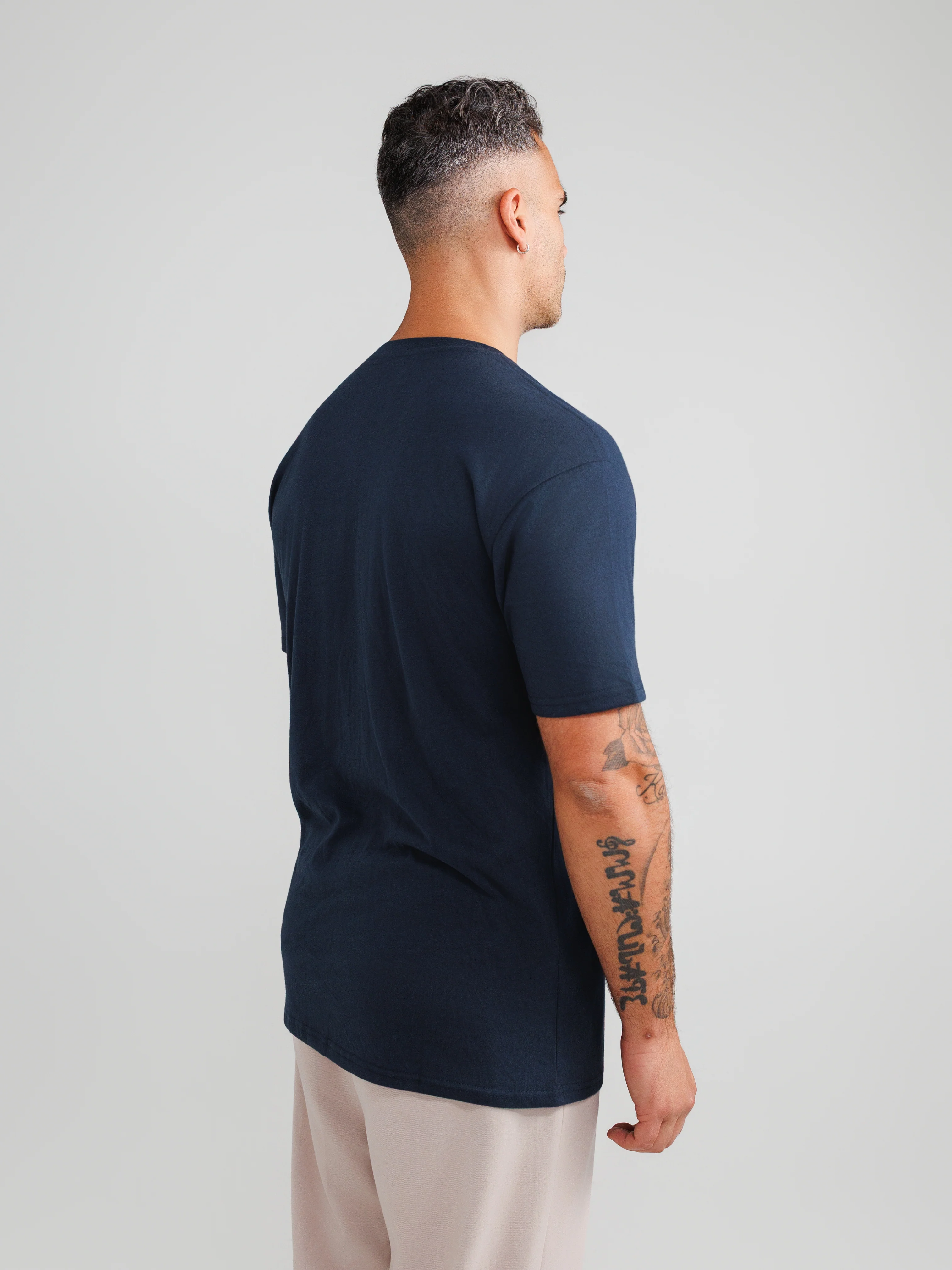 Marineblaues V-Ausschnitt 3er-Pack