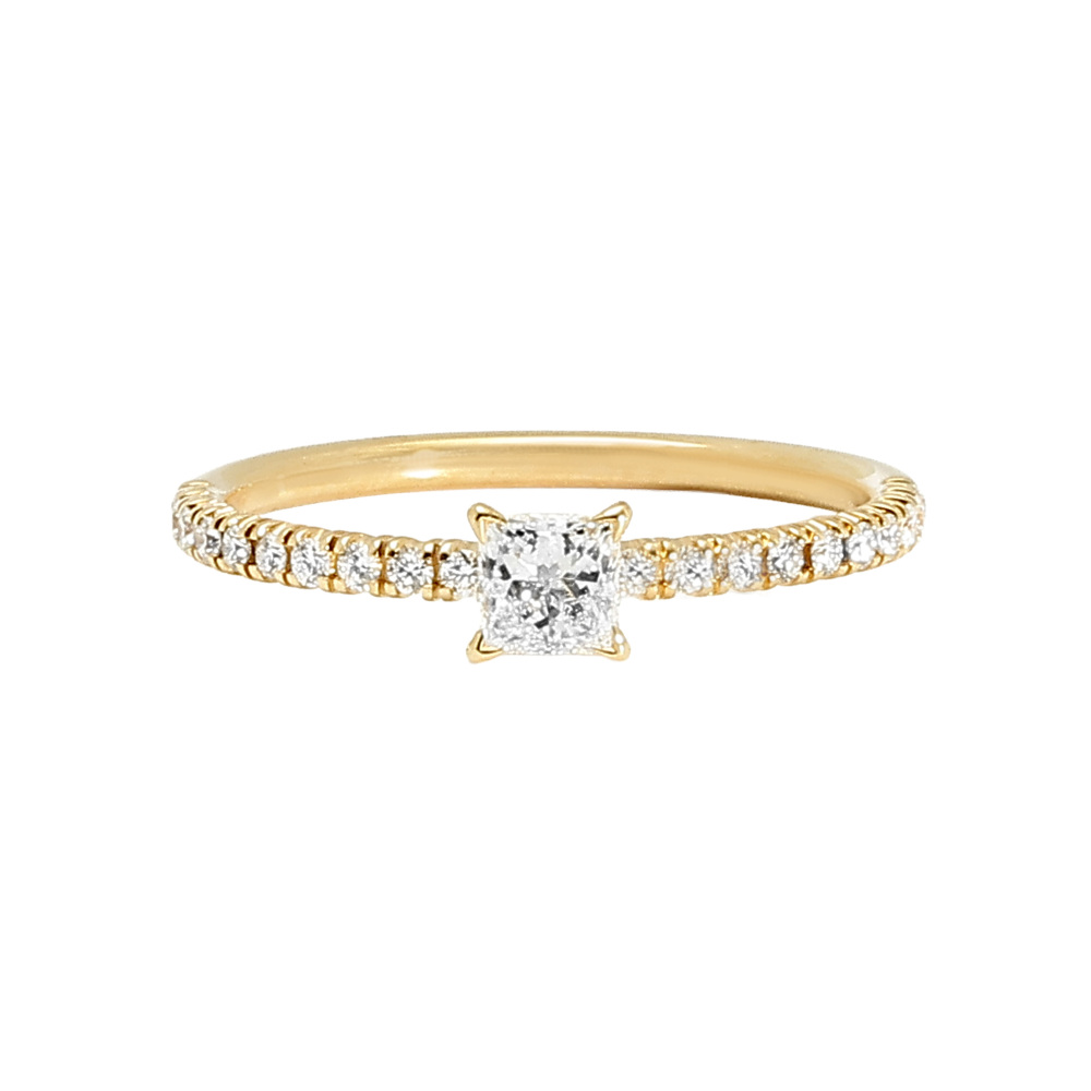 Cartier Ethancel Do Ring 18K Yellow Gold Diamond B4232900