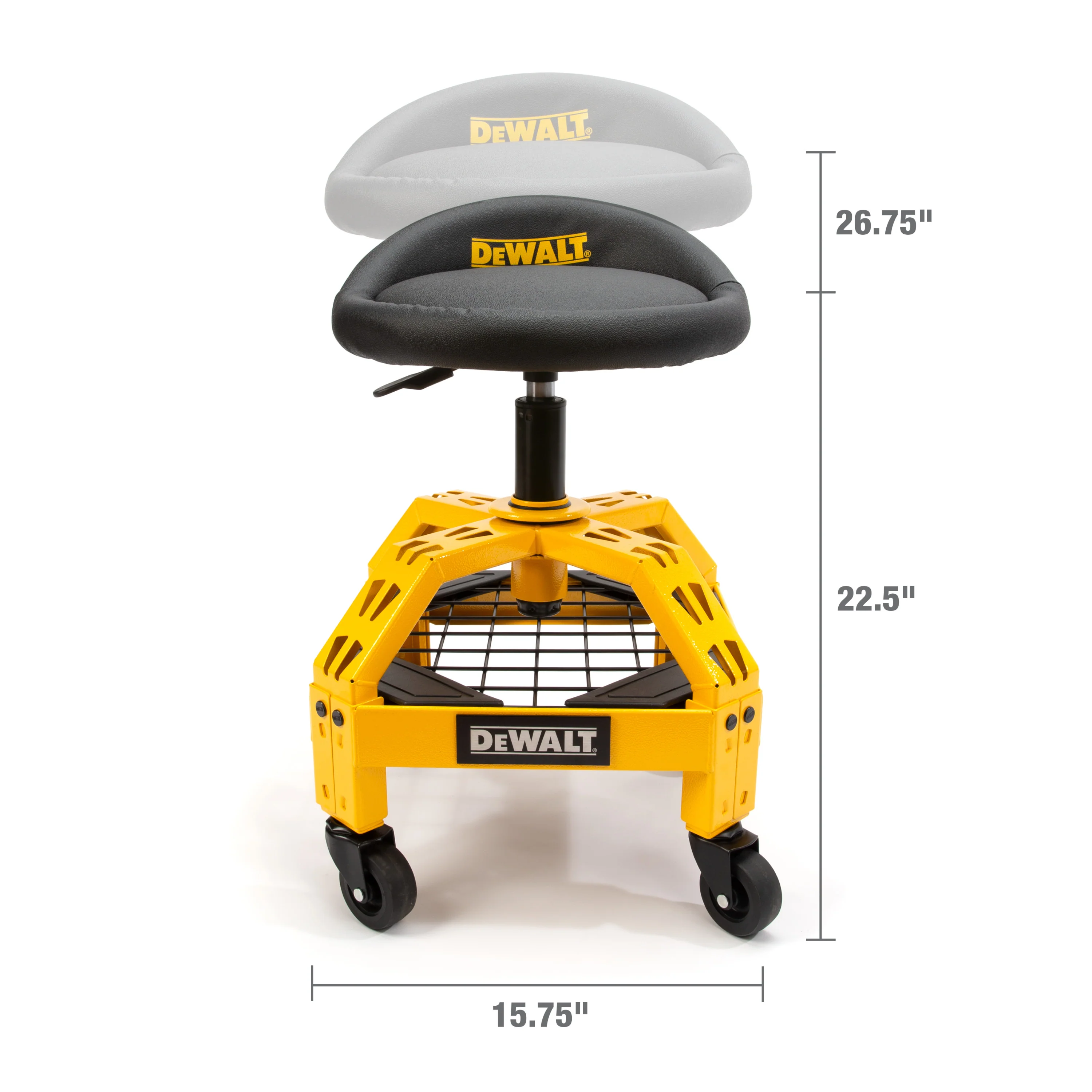 2026 Adjustable Shop Stool with Casters