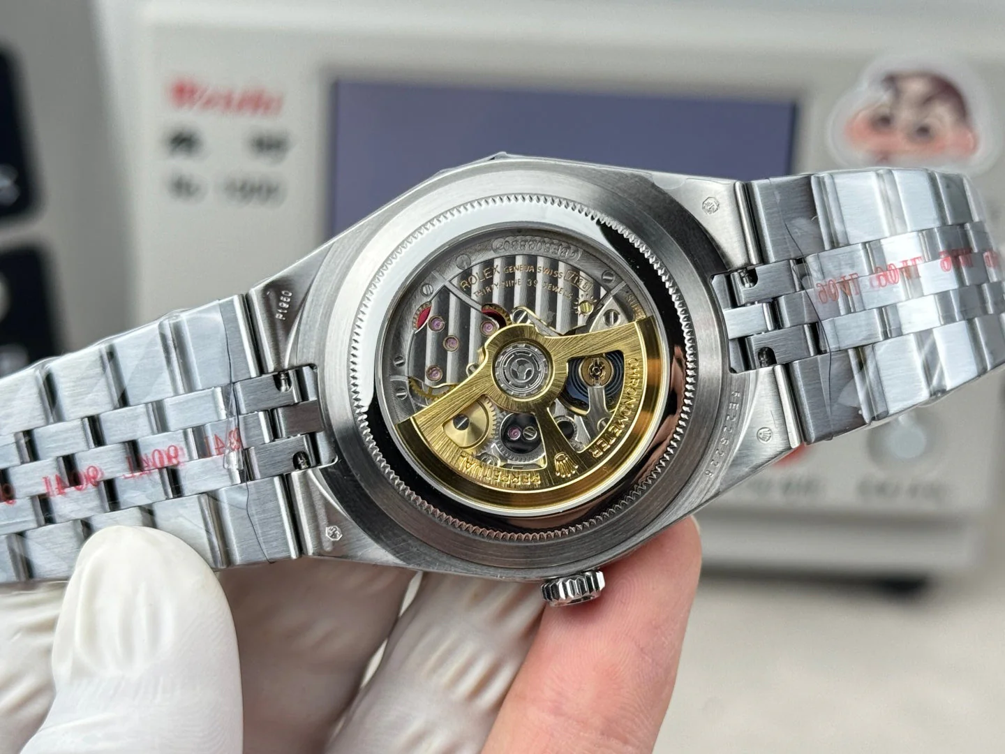 Rolex Land-Dweller Ice Blue Dial Diamond Bezel