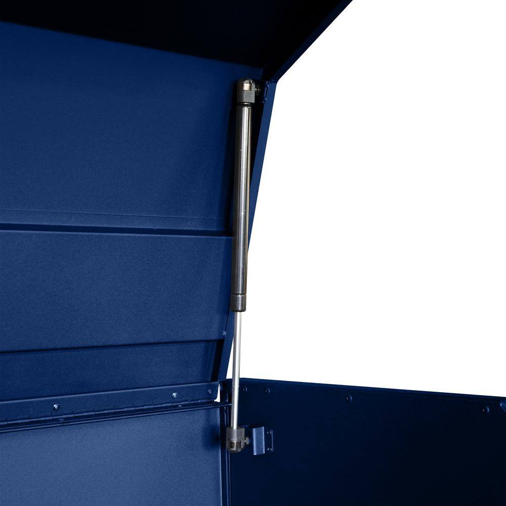 2026 Husky 56 in. W x 22 in. D Heavy Duty 23-Drawer Combination Rolling Tool Chest and Top Tool Cabinet Set in Matte Blue