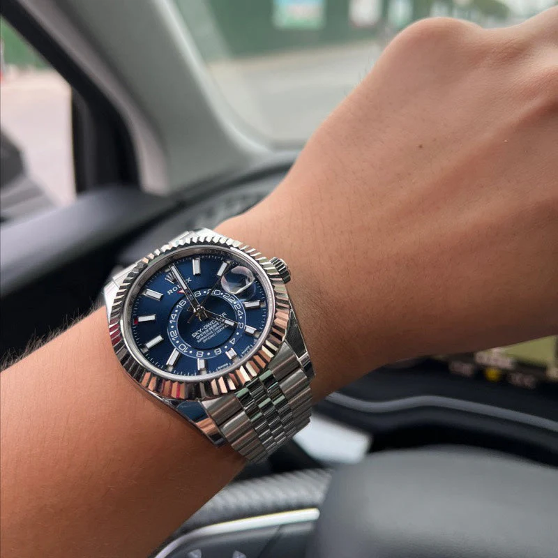 Rolex Sky-Dweller 42mm Silver Blue Dial