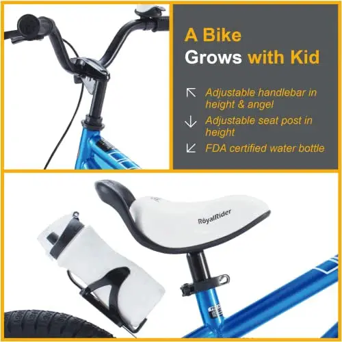 Royalbaby Freestyle BMX Bike for Kids – Boys & Girls Cruiser Bicycle