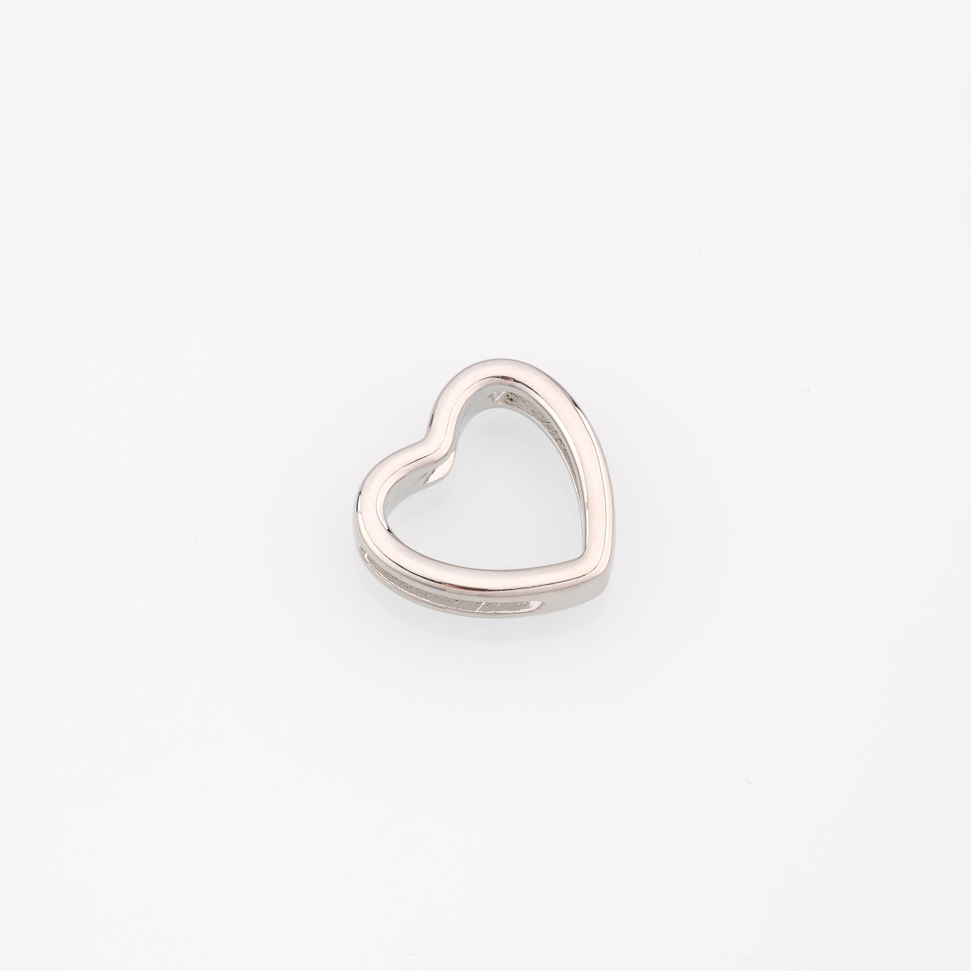 18K Gold Filled Heart Spacer Beads,Heart Bead for Bracelet Jewelry Necklace Making Supply