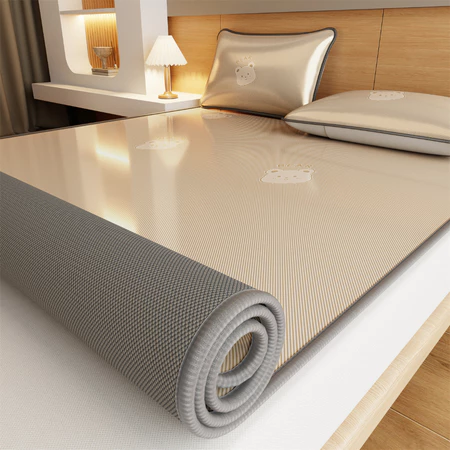 Summer Sleeping Mat Bamboo Folding Rattan Mat Cooling Bed for Home School Dormitory School Dorm Mattress