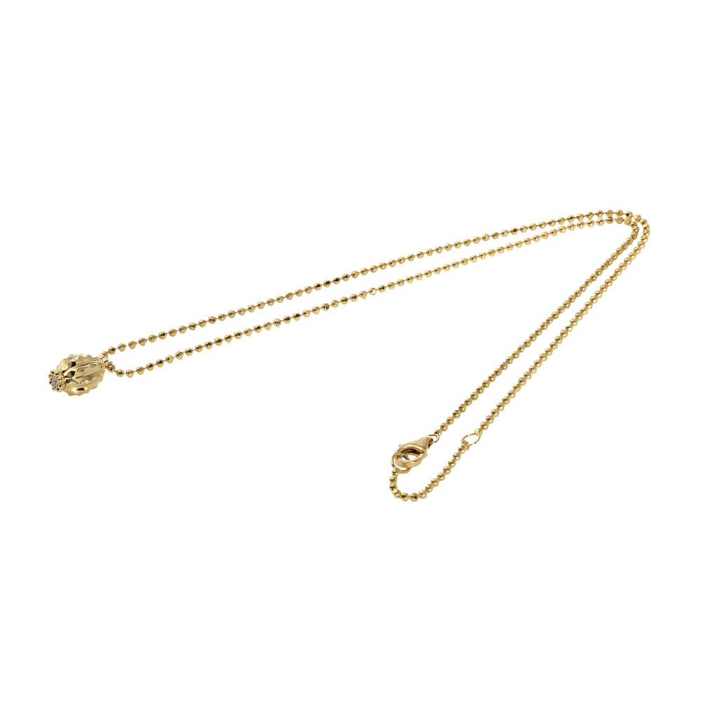 Cartier Cactus Necklace 18K Yellow Gold Diamond B7224584