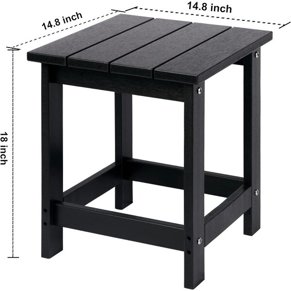 Side Table,Pool Composite Patio Table