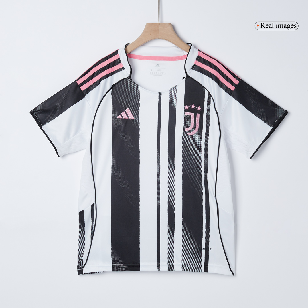 Juventus Home Kids Soccer Jerseys Full Kit 2025/26