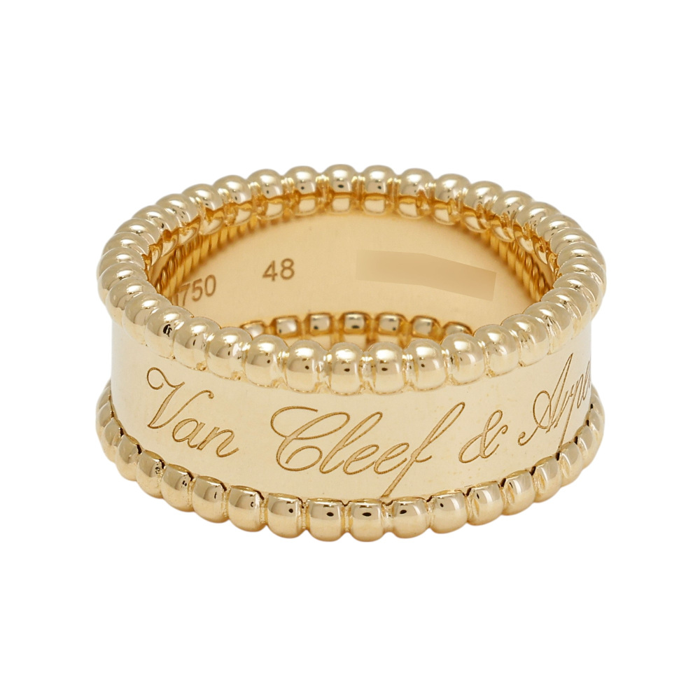 Van Cleef & Arpels Perle Senior Tulle Ring 18K Yellow Gold VCARO3Y600