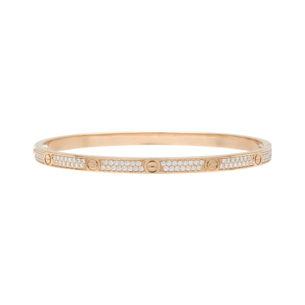 Cartier Love Bracelet 18K Rose Gold Diamond N6710700
