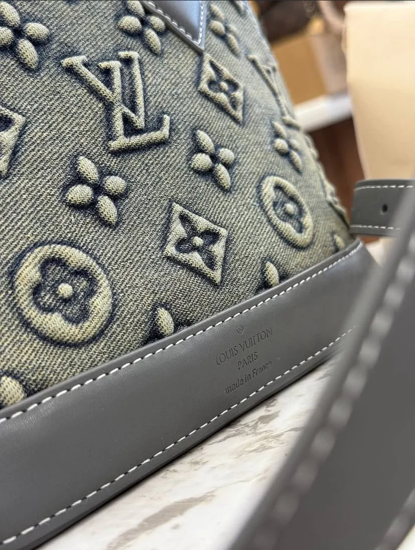 Louis Vuitton Mini Alma Denim Monogram Bag
