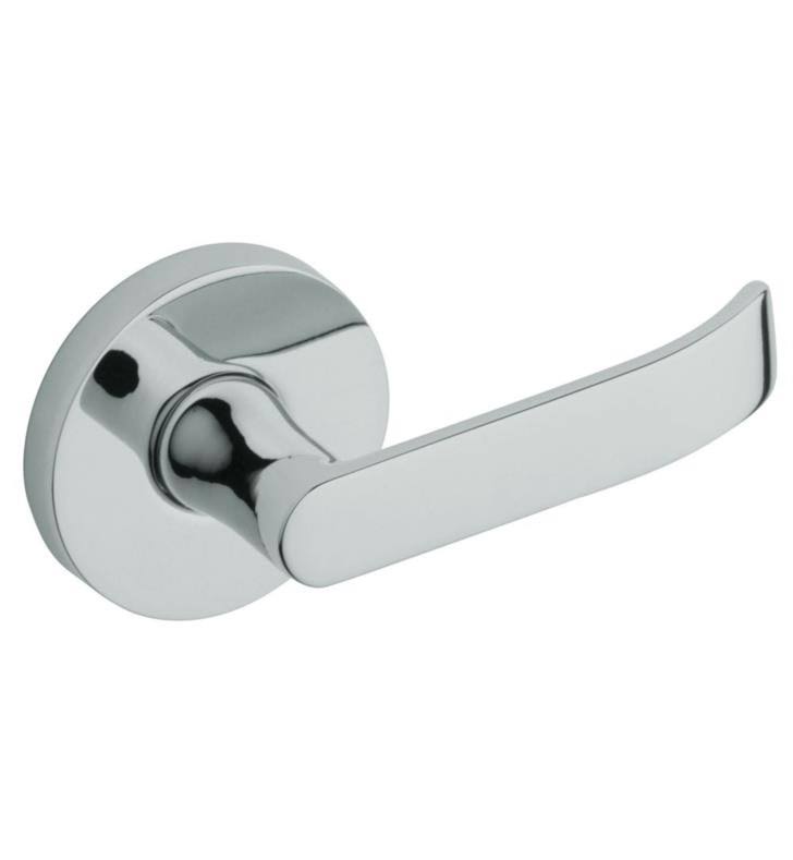 Baldwin 5460V151MR Pair of Contemporary Estate Levers Without Rosettes - Antique Nickel