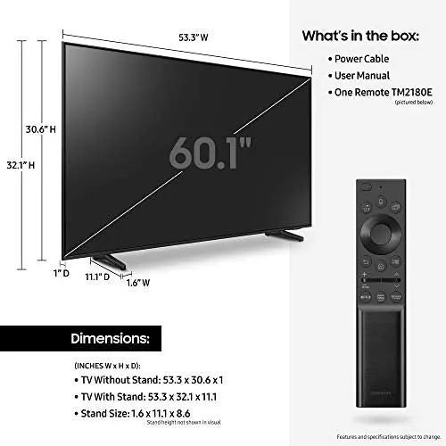 Samsung QN32Q60AAFXZA – 32″ QLED 4K UHD Smart TV with Quantum HDR & Built-in Alexa (2021 Model)